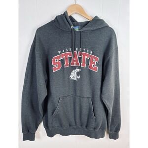 Champion Washington State Cougars Embroidered Hoodie Pullover Mens Large College